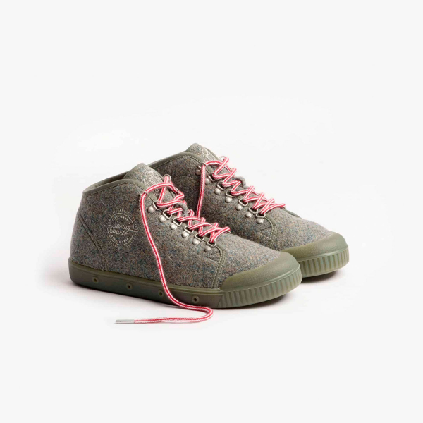 grey tweed sneakers