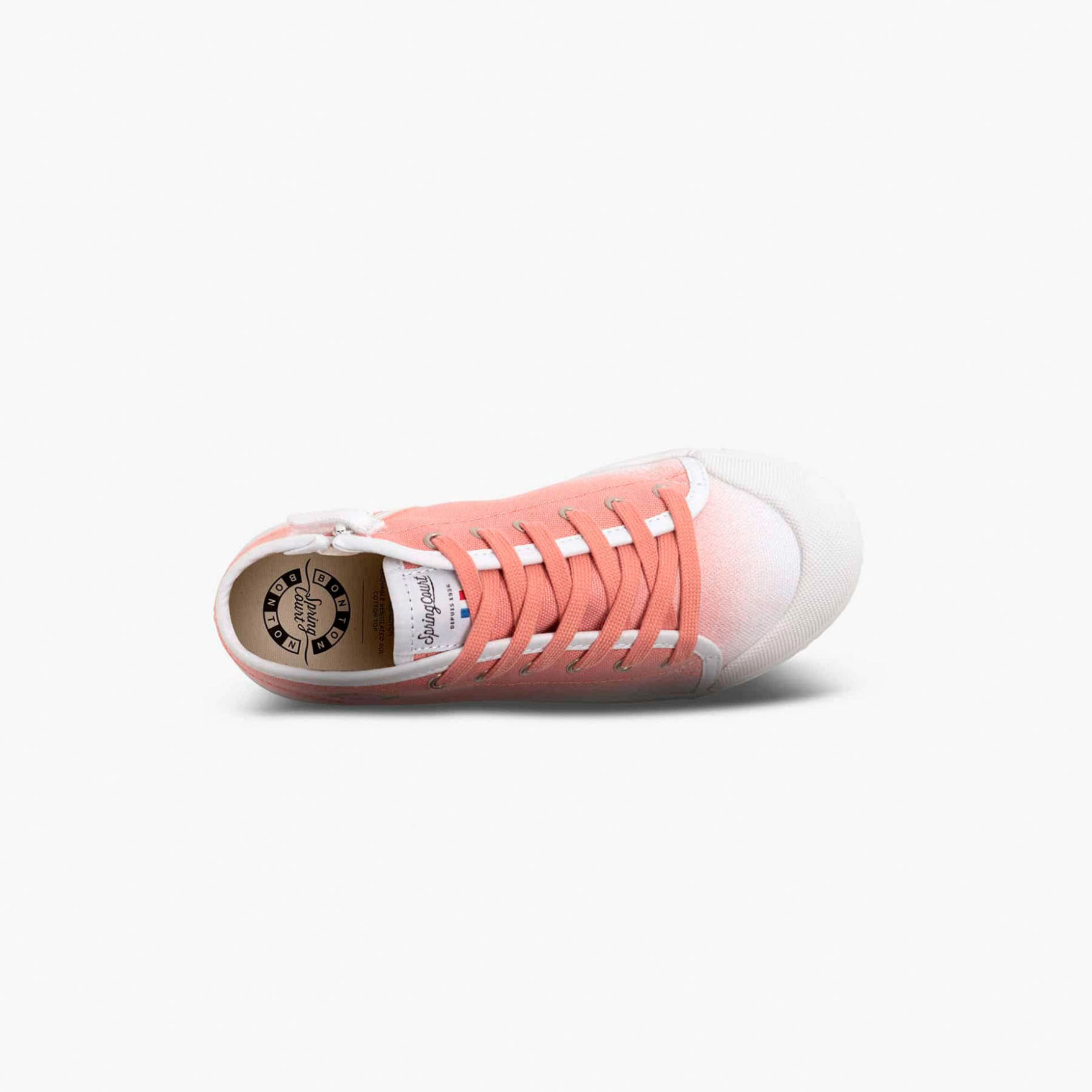 children's high top pink sneakers