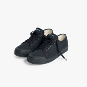 black low top sneakers