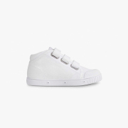 basket montante blanche enfant