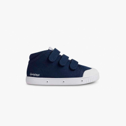 basket montante enfant bleu marine