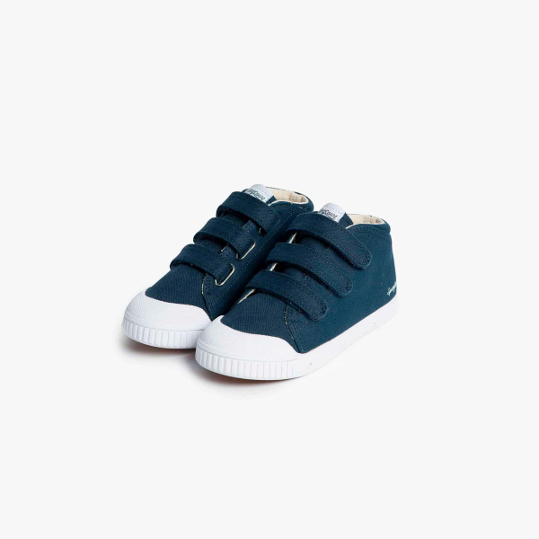 basket montante enfant bleu marine